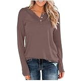 Damen Crop Tops Party Tops Langarm Reißverschluss Kragen Blusen Racerback Plaid Print Tunika Top Dressy Blumendruck Tunika Top Trendy Aushöhlen T-Shirts Casual Ruched Blusen Kleidung, Brown_1, S