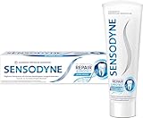 Sensodyne Zahnpasta Repair* & Protect, Tägliche Zahnpasta mit Zinnfluorid, Rundumschutz für empfindliche Zähne, 1x75