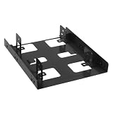 Sharkoon SSD Montagerahmen / Einbaurahmen 3,5 Zoll BayExtension, schwarz für bis zu zwei SSD