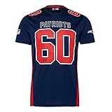 New Era New England Patriots NFL Established Number Mesh Tee Blue T-Shirt - XL