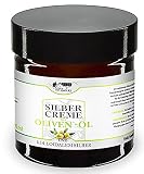 SILBERCREME 100ml mit Oliven-Öl und Kolloidalem Silber Creme Balsam Hautcreme Hautplege Haut 72