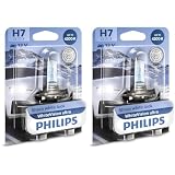 Philips WhiteVision ultra H7 Scheinwerferlampe, 4.200K, Einzelblister (Packung mit 2)