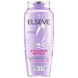 L'ORÉAL PARIS - Reinigendes Shampoo 72 Stunden für fettiges Kopfleder – Komplex mit Salicylsäure und Hyaluronsäure – Haarpflegeprotokoll – Elseve Hyaluron Pure – 300