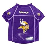 Littlearth Basic Haustiertrikot für Unisex-Erwachsene, NFL Minnesota Vikings, Team-Farbe, Größe S