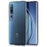 Verco Handyhülle für Xiaomi Mi 10 Case, Mi 10 Pro Hülle Handy Cover für Xiaomi Mi 10 / Mi 10 Pro Hülle Transparent Dünn Klar Silikon, durchsichtig