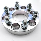 Distanzscheibe 2 STÜCKE Autoreparaturwerkzeug Spurverbreiterungen Autos 6X139,7X108X12x1,5 Schrauben - 25 oder 30 mm für Isuzu i-290 2007 2008 Spurplatten(25mm Silver)