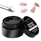Makartt Fester Nagelkleber für Acryl Nagelspitzen 3D Gel for Nail Klebegel UV-Härtung zum Aufpressen von Nägeln, Kunstnägeln, einfach zum Selbermachen zu Hause, Salon, Valentinstagsgeschenk,15