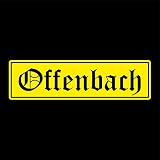 Shirtblaster Offenbach Auto Aufkleber Sticker 5cm x 19