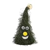 Schaukelnder singender Weihnachtsbaumhut Happy New Year elektrisch leuchtende Musik Plüsch Weihnachten lustig für Kinder Dekoration Geschenk Spielzeug Türklingel Set LED Glocken Boa Bürsten Totenkop