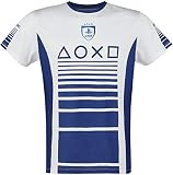 Playstation Trikot T-Shirt blau/weiß S