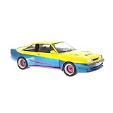 McG - Opel-Manta Mattig-1991 Miniatur-Sammlerauto, 18095YBR, Gelb/Blau/R