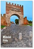 Kühlschrankmagnet Rimini En Italie, Arco Di Aug