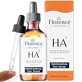 60 ml. Hochdosiertes Bio Hyaluron Serum mit Niacinamid, B5, Vitamin C und Aloe. Vegane Anti-Aging Gesichtspflege-Feuchtigkeitscreme. Hyaluronsäure serum für das Gesicht mit Anti-Falten-Wirk