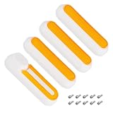 RCTGPGJAC Elektroroller Neue Radabdeckung Nabenkappe Schutzhüllen Reflektierende Aufkleber Kompatibel for Xiaomi Kompatibel for Mi 1S Pro 2 M365 Rollerzubehör(White Orange)