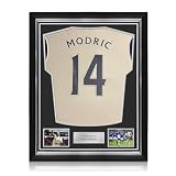 Exclusive Memorabilia Spurs-Trikot signiert von Luka Modric. Hochwertiger R