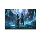 WQIRALFEX Avatar Leinwandbild WanddekorationGroße WandaufkleberHochwertige Professionelle LeinwandEinfache InstallationGeeignet Für Männer Und Frauen Schlafzimmer 16x24inch(40x60cm)
