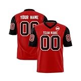 Personalisiert American-Football-Trikot Damen Herren Custom Jersey Personalized Printed Name & Number Sports Uniform Sporthemden T-Shirt Personalisiert American Football Trik