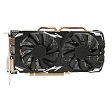 VBESTLIFE RX580 Gaming-Grafikkarte, 8 GB 256 Bit GDDR5, PCI Express 3.0 X16, HDMI/DVI/DP, Dual Cooling Fan, 60 Hz 4K Desktop-Computer-Grafikk