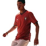 PUMA Herren Fpf Home Jersey Replica Trikots, Club Red-Green Lagoon, L EU