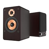 LONPOO Bluetooth Regallautsprecher mit USB, 100W Aktiv-Lautsprecher, USB/AUX-in/Optisch/Koaxial, 4' Woofer und 1' Tweeter Stereo Lautsprecher Box