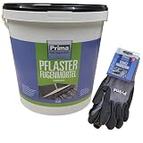 zbs24 Prima Pflasterfugenmörtel anthrazit 25 kg, 1-komponentig gebrauchsfertig zum wasserdurchlässigen Verfugen von Beton-u. Natursteinbeläg