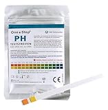 100 One+Step pH Teststreifen für Urin UND Speichel - pH Test - Ermittlung ph Wert - Teststreifen übersäuerung Körper - Säure Basen Balance - Urin T