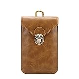Einfach zu verwenden Lederholster mit Gürtelschlaufe Fall Compatible with Samsung Galaxy Note 10+, Anmerkung 10 Lite, S10 Lite, S10, S10 Plus J4 +, S9 +, S8 +, S7edge +, Compatible with Mann H