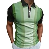 T-Shirt Herren Sommer All-Match Dünn Komfortabel Kurzarm Herren Das Neue Slim Fit Jugend Poloshirt Herren Einfarbig Revers Busines Casual T-Shirt Herren SL-46 M