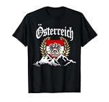 Österreich Berge und Fahne Adler Wappen Herren Damen Kinder T-S