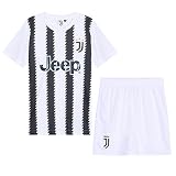 JUVENTUS Offizielles FC Home Trikot Set für Kinder - 2022/2023-116/6 Jahre - Juve Trikot - Fussball Shirt und S
