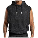 Herren Volldruck Blumen Kordelzug Kapuze Freizeitweste Lockere und bequeme trendige Businessw
