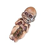 Toyvian Halloween-Puppe Horror-Geister-Baby-dekor Halloween-Party Knifflige Requisite Horrorpuppe Halloween Gruselige Baby-Requisiten Geisterhexenpuppe Puppen Bilden Schäumen U