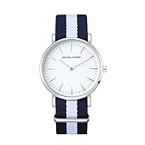 JOESON LEADERS Damen Uhr Analog Quarz mit Nylon Armb