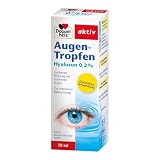Doppelherz Augen-Tropfen Hyaluron 0,2% – Medizinprodukt ohne Konservierungsstoffe mit lindernder Wirkung bei trockenen Augen – 10 ml sterile Lösung