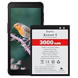 Beefix Akku für Samsung Galaxy Xcover 5(G525F), 3000mAh Hochkapazitäts-Ersatzakku für Galaxy Xcover 5 (EB-BG525BBE) mit professionellen Reparaturwerkzeug