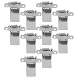 WATIIFUFU 10 Stück Federstahl Federklemmen für Einbauleuchten Montageclips für LED Downlights und Strahler Langlebige Lampenbefestigung für Deck