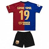 Yamal Nr.19 Trikot für Kinder 2024 Fan Design – Barcelona Style Fußball Outfit mit Trikot und Shorts – Kompatibel – Trikot Kinder 176