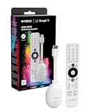 Strong LEAP-Neve 4K UHD Google TV Streaming Stick Mit Integriertem Google Cast, 2GB RAM + 8GB Flash-Speicher, WLAN 6, Android 12, Ethernet-Anschluss, Dolby Atmos & Dolby V