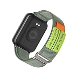 KMKJSH Nylon Armbänder für Xiaomi Mi Band 9 Pro Armband, Weiches Stoff mit Verstellbar Verschluss Damen Herren Sport Ersatzarmband Kompatibel mit Xiaomi Mi Band 9 Pro Uhrenarmband (4)