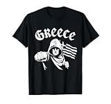 Griechenland Geschenk Flagge Greece Grieche Hellas Athen T-S