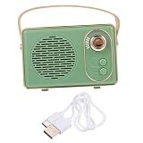 Yardenfun Retro-Lautsprecher Kleiner Lautsprecher Stereolautsprecher Für Camping Drahtlose Lautsprecher Für Computer Kabellose Outdoor-Lautsprecher Tragbarer Outdoor-Lautsprecher Plastik
