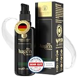 BIO Augencreme hochdosiert • 50 ml • 100% Vegan & BIO • Augencreme gegen Falten & Augenringe • Nachhaltig hergestellt • Regenerierende Anti-Aging Augenpflege Made in Germany • Augenring