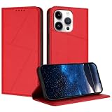HAOFUGUI Hülle für Samsung Galaxy J510 / J5 2016, Premium PU-Leder Wallet Case mit Kartenfächern & Ständerfunktion, 360° Stoßfeste Magnetische Schutzhülle-R
