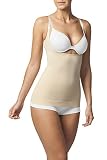 SLEEX Shapewear Figurformendes Damen Unterhemd - Underbust (Tragen Sie Ihren BH) (44044), Hautfarben, Groesse S/M