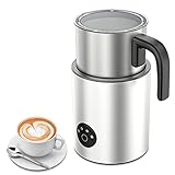 Induktions Milchaufschäumer Elektrisch 4-in-1, Elektrischer Milchschäumer, Milk Frother für Warmer und Kalter Milchschaum, für Latte Macchiato, Cappuccino und Kakao, Modernem, 300-600
