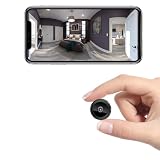 Mini Kamera 1080P Full HD WLAN Mini Überwachungskamera Live Übertragung Handy APP für Kamera Überwachung Innen mit Akku Kleine WiFi Sicherheitskamera Kompakte Microkamera Bewegung