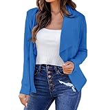 Angebote Unter 10 Euro, Wintermantel Damen Sale, Blaser Jacke Damen Lässiger Einfarbiger Langarm Arbeitsbüroanzug Für Damen Jacke Mantel Business Kurzer Anzug Bodenlanger Mantel, Sale Angebote D
