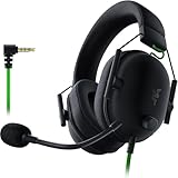 Razer BlackShark V2 X - Premium Esports Gaming Headset (Kabelgebundene Kopfhörer mit 50mm-Treiber, Rauschunterdrückung für PC, Mac, PS4, Xbox One & Switch) Schw