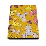 Zopzqag Maus Und Käse Notizbuch 90 Blatt Hardcover Journal Notizblock Spiralblock Notizbü