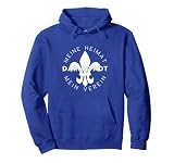 Darmstadt Fußball Lilien Fan 98 Hessen Stadion blau weiss Pullover H